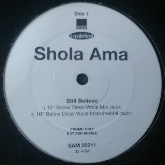Shola Ama - Still Believe (12", Promo)