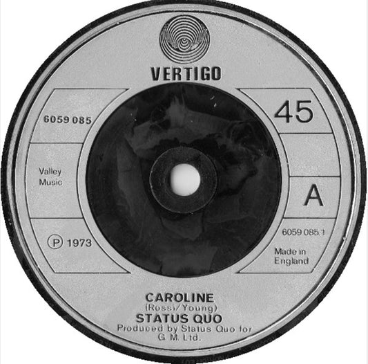 Status Quo - Caroline (7", Single)