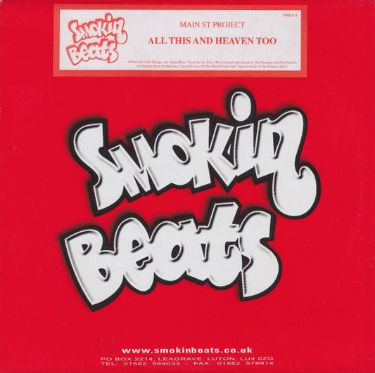 Main St Project* - All This And Heaven Too (12")