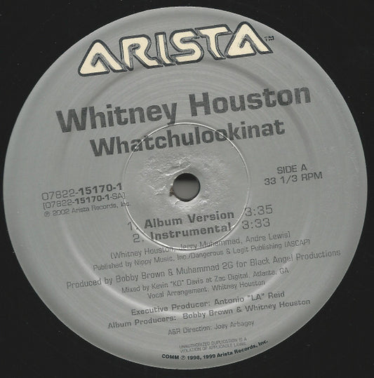 Whitney Houston - Whatchulookinat (12")