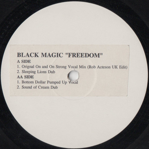 Black Magic - Freedom (Make It Funky) (12", Promo, W/Lbl)
