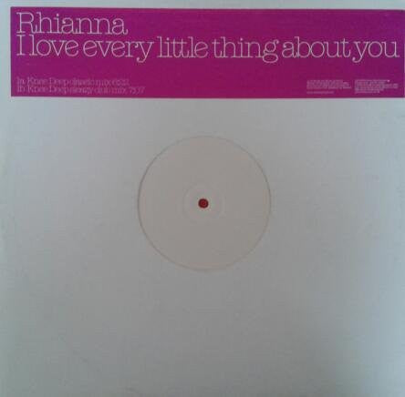 Rhianna - I Love Every Little Thing About You (Knee Deep Remixes) (12", Promo, W/Lbl)