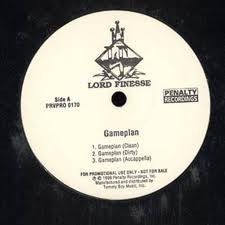 Lord Finesse - Gameplan / Actual Facts (12", Promo)