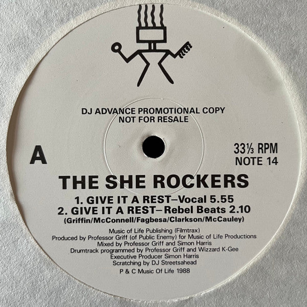She Rockers - Give It A Rest (12", Promo)