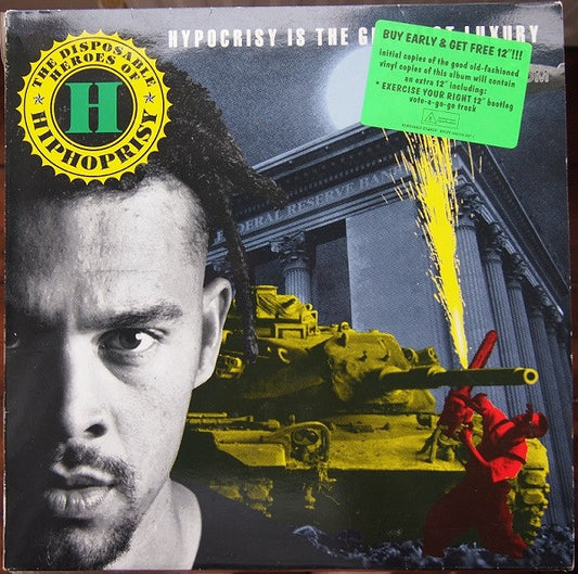 The Disposable Heroes Of Hiphoprisy - Hypocrisy Is The Greatest Luxury (LP, Album + 12", S/Sided + Ltd)