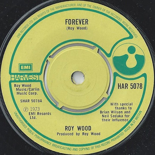 Roy Wood - Forever (7", Single)