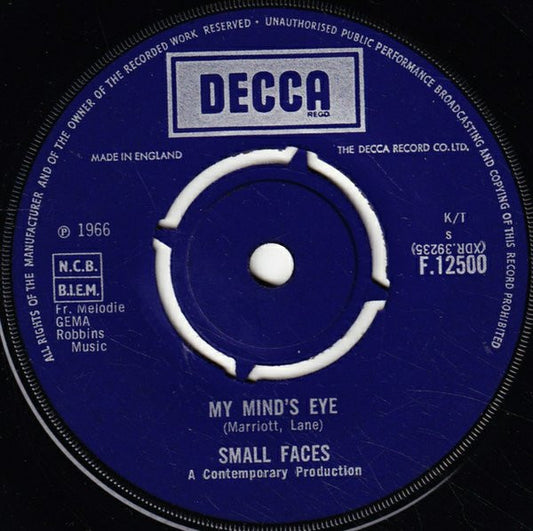 Small Faces - My Mind's Eye (7", Single)