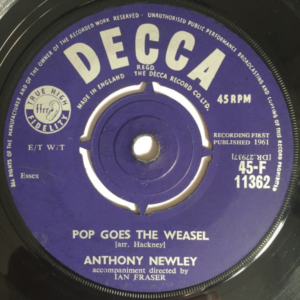 Anthony Newley - Pop Goes The Weasel (7")