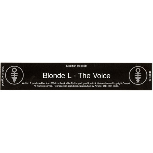 Blonde L - The Voice (12", S/Sided)