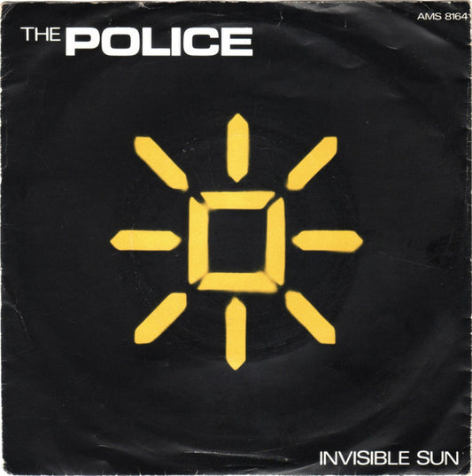 The Police - Invisible Sun (7", Single, M/Print)