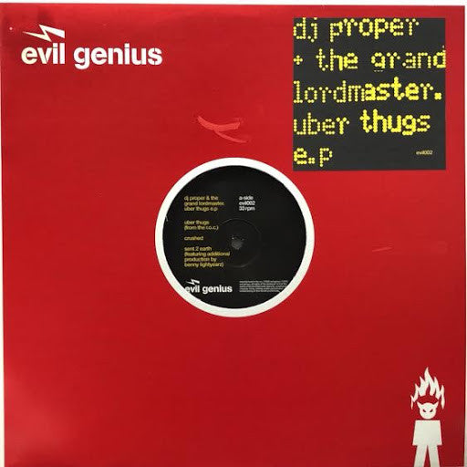 DJ Proper & The Grand Lordmaster - Uber Thugs E.P (12", EP)