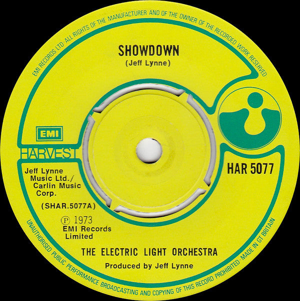 The Electric Light Orchestra* - Showdown (7", Single, 4 P)