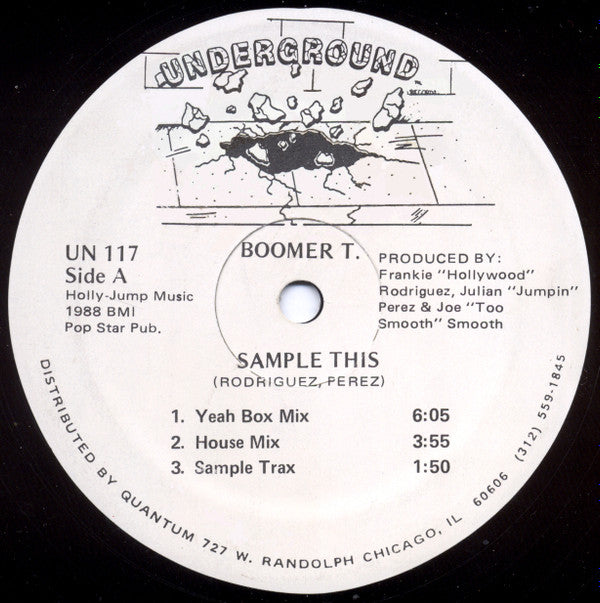 Boomer T.* - Sample This (12")