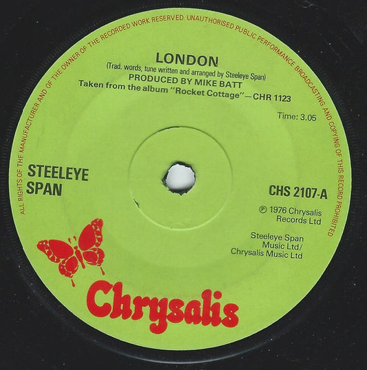 Steeleye Span - London (7")