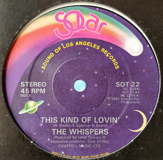 The Whispers - This Kind Of Lovin' (12")