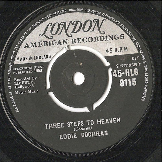 Eddie Cochran - Three Steps To Heaven (7", Single)