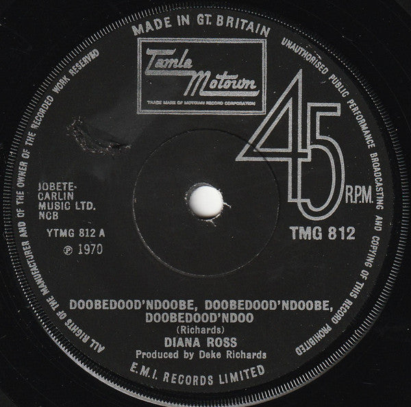 Diana Ross - Doobedood'ndoobe, Doobedood'ndoobe, Doobedood'ndoo (7", Single, Sol)
