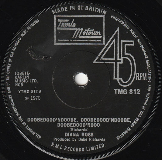 Diana Ross - Doobedood'ndoobe, Doobedood'ndoobe, Doobedood'ndoo (7", Single, Sol)