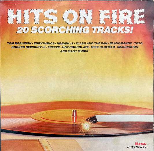 Various - Hits On Fire - 20 Scorching Tracks! (LP, Comp)