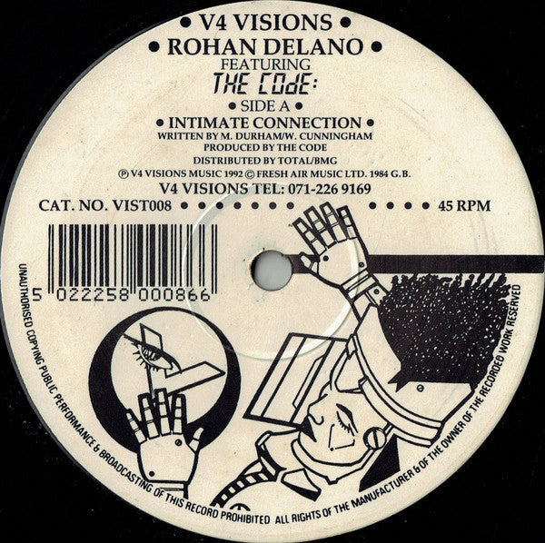 Rohan Delano Featuring The Code - Intimate Connection (12")