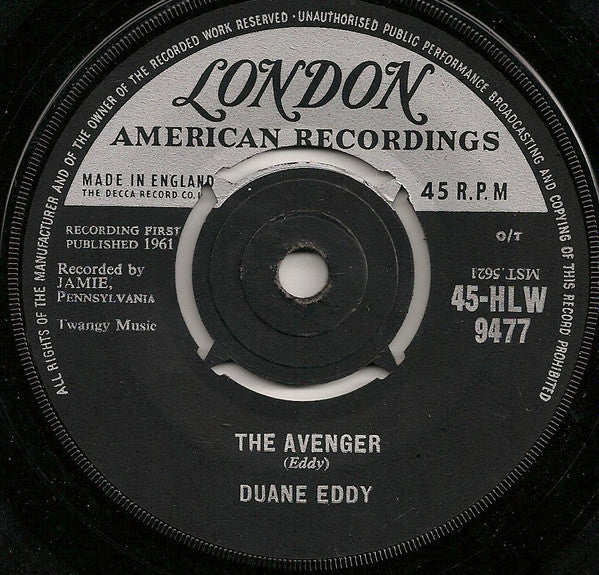 Duane Eddy - The Avenger (7")