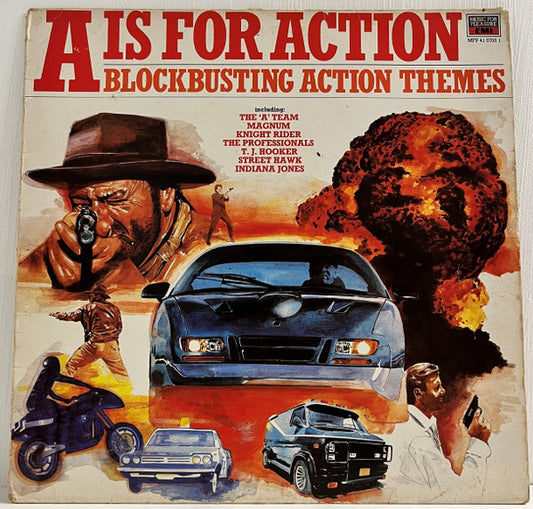 The Power Pack Orchestra - A Is For Action (Blockbusting Action Themes) (LP, Album)