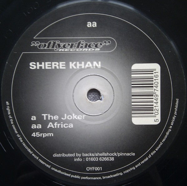 Shere Khan - The Joker / Africa (12", Single)