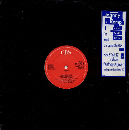 Johnny Kemp - Just Got Paid (12")