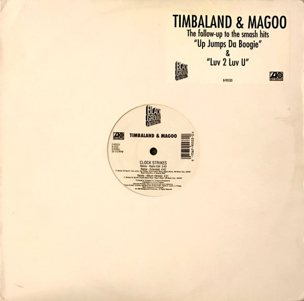 Timbaland & Magoo - Clock Strikes (12", Single)