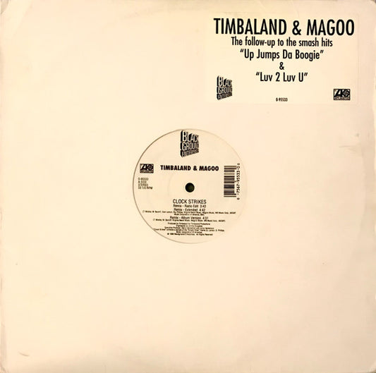Timbaland & Magoo - Clock Strikes (12", Single)