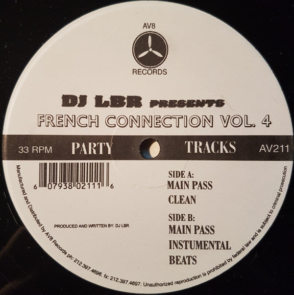 DJ LBR - French Connection Vol. 4 (12")