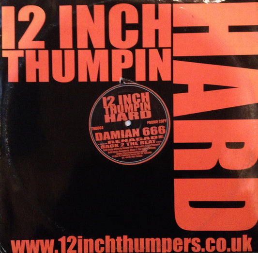 Damian 666 - Renagade / Back 2 The Beat (12", Promo)