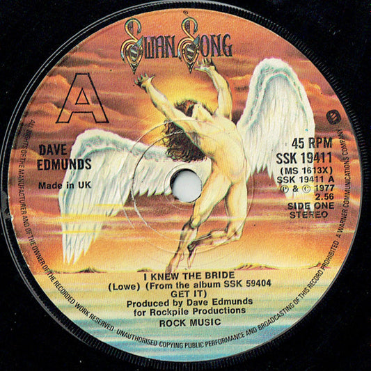 Dave Edmunds - I Knew The Bride (7", Single)