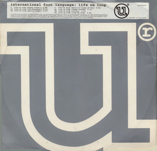 International Foot Language - Life On Loop (2x12", Promo)