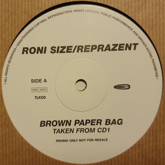 Roni Size / Reprazent - Brown Paper Bag / Hi-Potent (12", Promo)