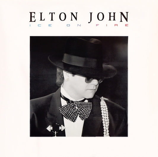 Elton John - Ice On Fire (LP, Album, PRS)
