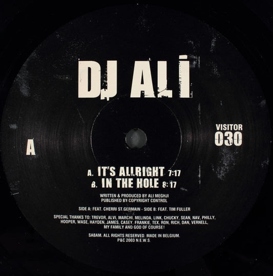 DJ Ali - It's Allright (12")