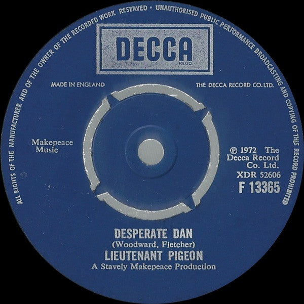 Lieutenant Pigeon - Desperate Dan (7", Single)
