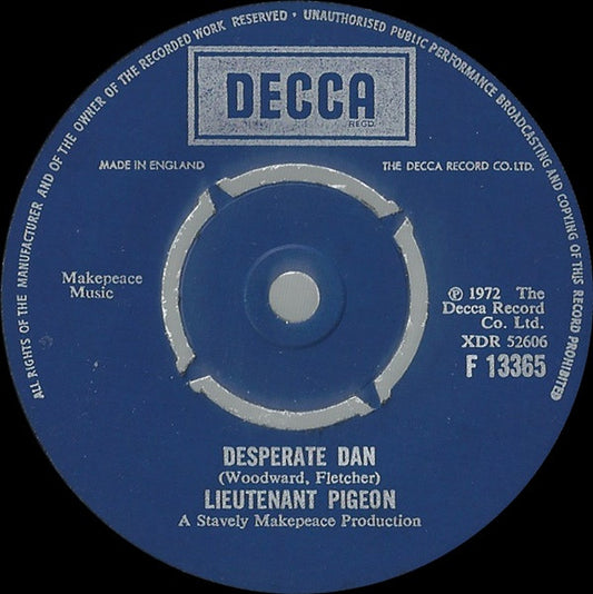 Lieutenant Pigeon - Desperate Dan (7", Single)