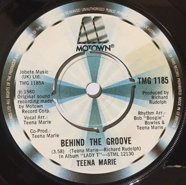 Teena Marie - Behind The Groove (7", Single)