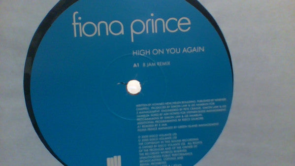 Fiona Prince - High On You Again (12")