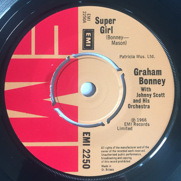 Graham Bonney - Super Girl (7", RE)