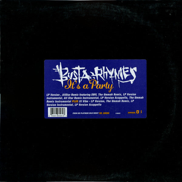 Busta Rhymes - It's A Party (12", Single)