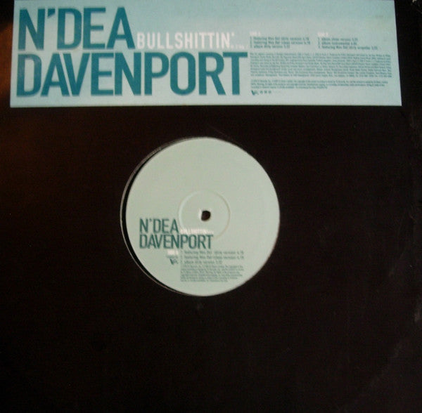 N'Dea Davenport - Bullshittin' (12", Promo)