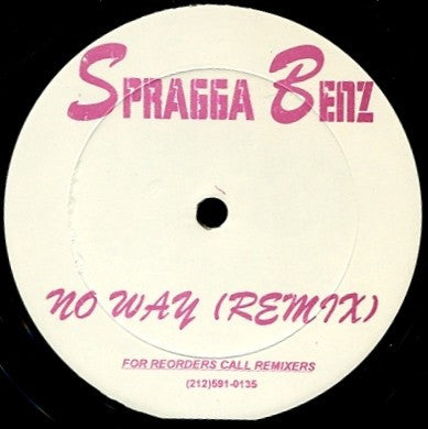 Spragga Benz - No Way / Dollyhouse (Remixes) (12", Unofficial)