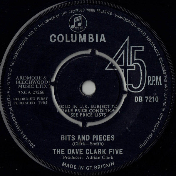 The Dave Clark Five - Bits And Pieces (7", Single, 4-P)