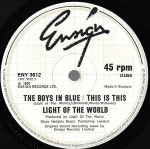 Light Of The World - The Boys In Blue / This Is This (12", Single)