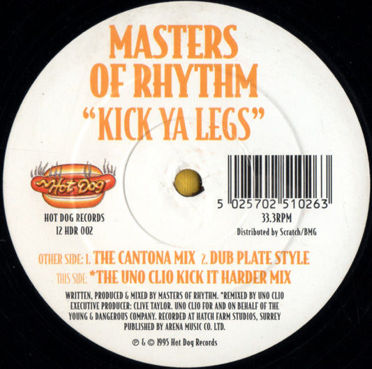 Masters Of Rhythm - Kick Ya Legs (12")