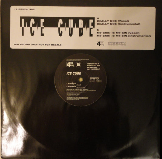 Ice Cube - Really Doe / My Skin Is My Sin (12", Promo)