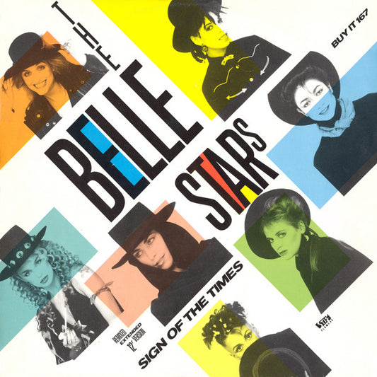 The Belle Stars - Sign Of The Times (Remixed Extended 12" Version) (12", Single)